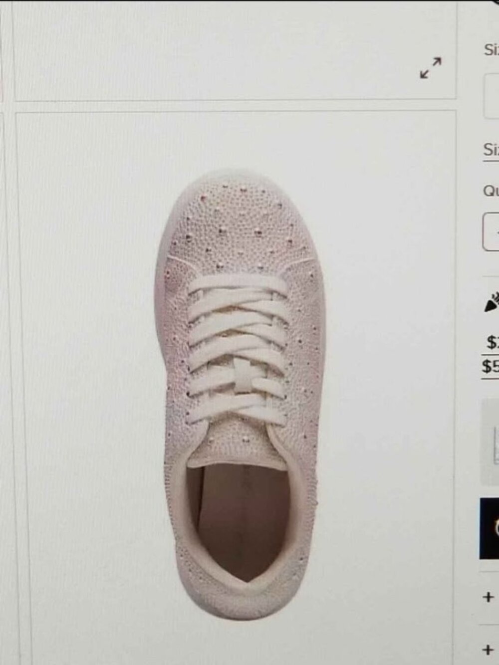 Madden White Pearl Sneakers NEW w/ Box - Size 6.5